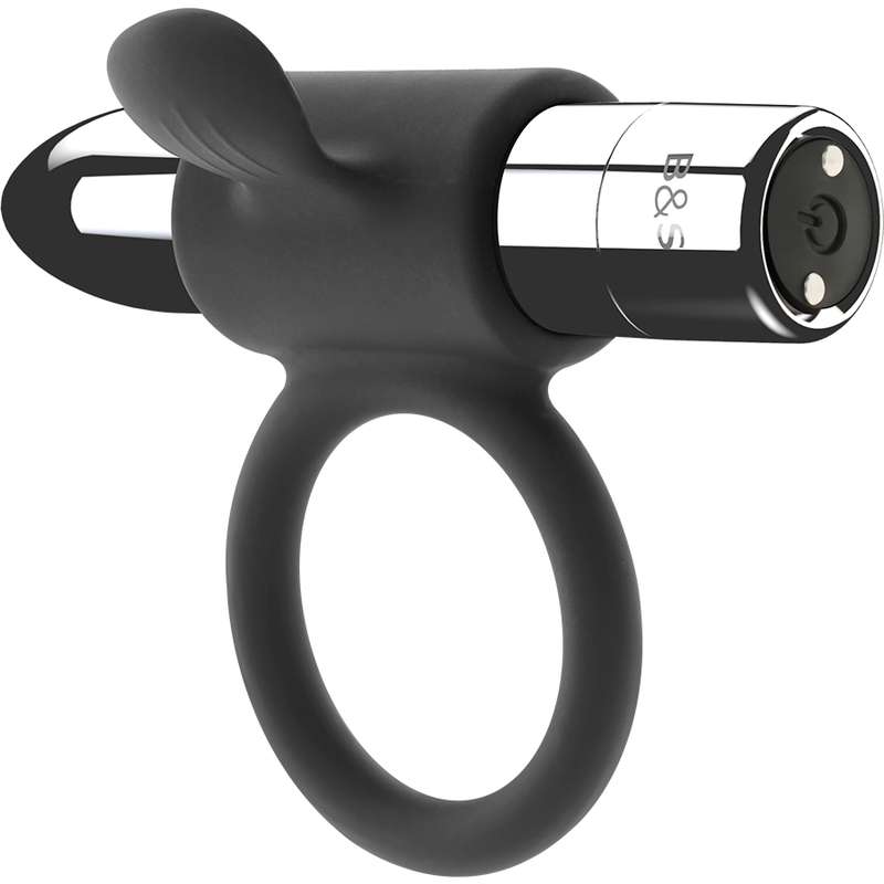 BLACK&SILVER - CAMERON RECHARGEABLE RING SILVER BLACK&SILVER - CAMERON RECHARGEABLE RING SILVER