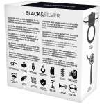 BLACK&SILVER - CAMERON RECHARGEABLE RING SILVER