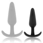 BLACK&SILVER - Hansel silikoni anaaliplugi pieni Handle