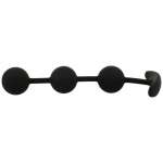 BLACK&SILVER - Harry anaali Rosary 3 silikoni Spheres 14 cm