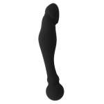 BLACK&SILVER - Karl g-Point stimuloiva dildo 18 cm