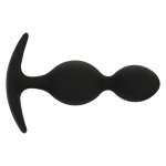BLACK&SILVER - Orson plugi silikoni 2 anaali Waves 9 cm