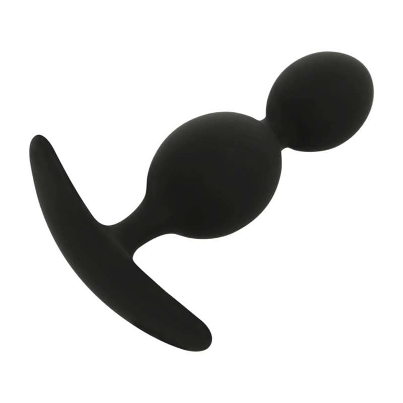 BLACK&SILVER - Orson plugi silikoni 2 anaali Waves 9 cm