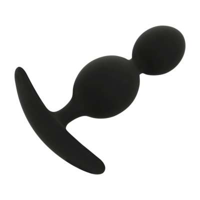 BLACK&SILVER - Orson plugi silikoni 2 anaali Waves 9 cm