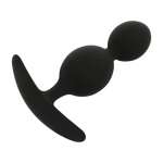 BLACK&SILVER - Orson plugi silikoni 2 anaali Waves 9 cm
