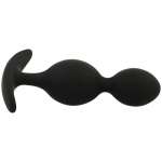 BLACK&SILVER - Orson plugi silikoni 2 anaali Waves 9 cm