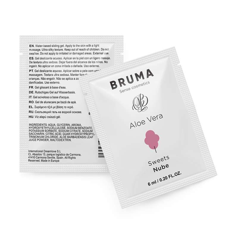 BRUMA - ALOE VERA SLIDING GEL SWEETS FLAVOR 6 ML BRUMA - ALOE VERA SLIDING GEL SWEETS FLAVOR 6 ML