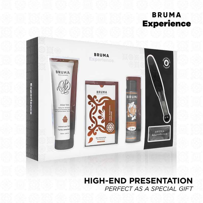 BRUMA XPERIENCE - SWEET AMERICAN TART TEMPTATION KIT WITH ORGASM ENHANCER