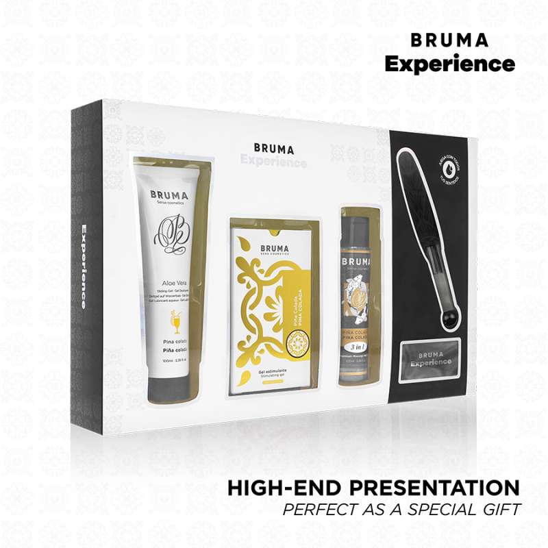 BRUMA XPERIENCE - SWEET PINA COLADA TEMPTATION PACK WITH ORGASM ENHANCER BRUMA XPERIENCE - SWEET PINA COLADA TEMPTATION PACK WITH ORGASM ENHANCER