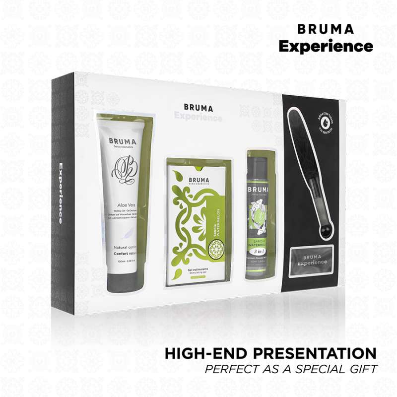 BRUMA XPERIENCE - SWEET WATERMELON TEMPTATION KIT WITH ORGASM ENHANCER