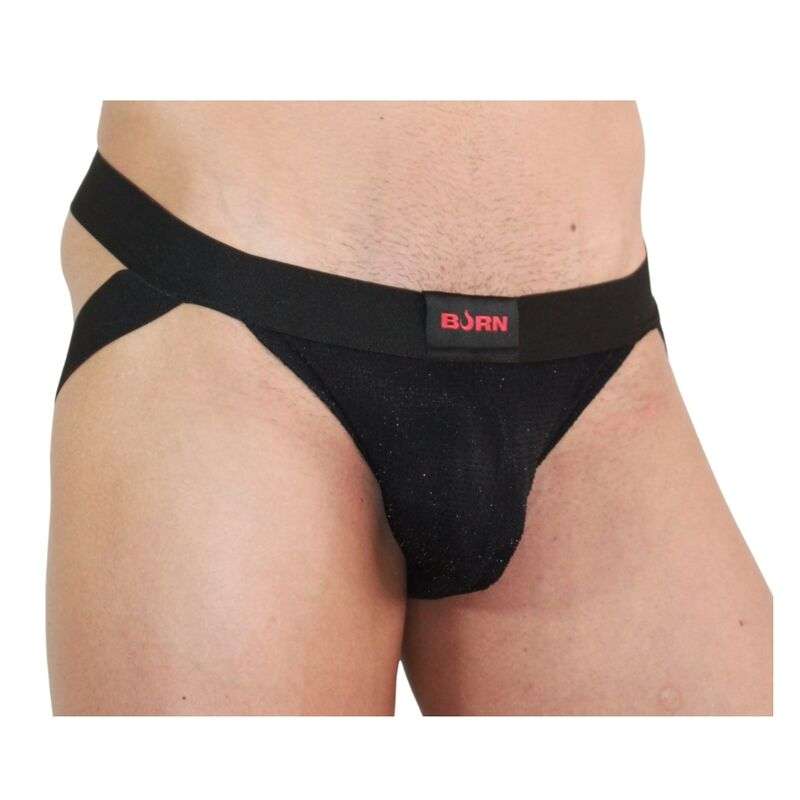 BURN - 003 JOCK SHINY BLACK S BURN - 003 JOCK SHINY BLACK S