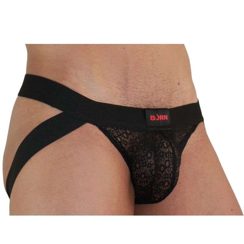 BURN - 005 JOCK LINGERIE BLACK M BURN - 005 JOCK LINGERIE BLACK M
