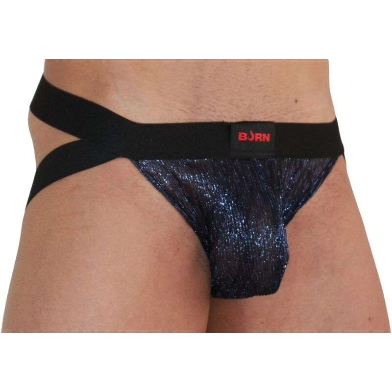 BURN - 006 JOCK SHINY BLUE / BLACK XL BURN - 006 JOCK SHINY BLUE / BLACK XL