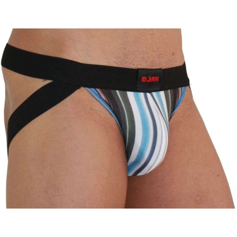 BURN - 009 JOCK MULTICOLOR / BLACK XL BURN - 009 JOCK MULTICOLOR / BLACK XL