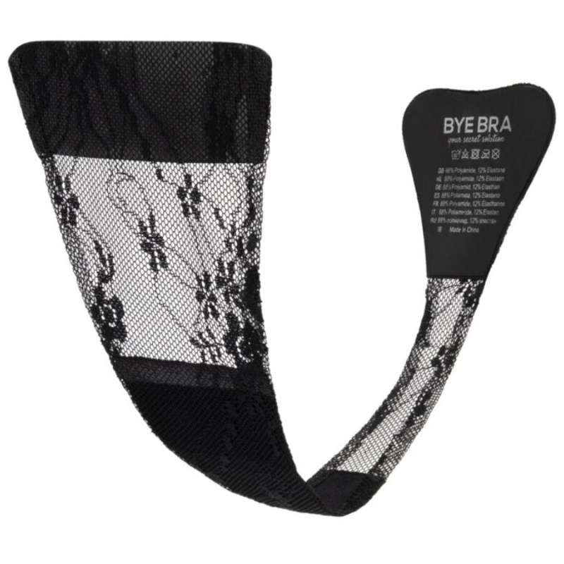 BYE-BRA - ADHESIVE THONG LACE BLACK ONE SIZE BYE-BRA - ADHESIVE THONG LACE BLACK ONE SIZE