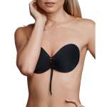 BYE-BRA - BRA ADHESIVE INTERLACED BLACK CUP A