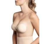 BYE-BRA - BRA INVISIBLE BEIGE CUP A