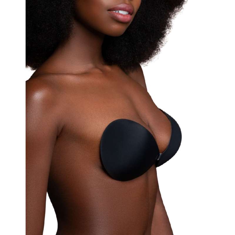 BYE-BRA - BRA INVISIBLE BLACK CUP B BYE-BRA - BRA INVISIBLE BLACK CUP B