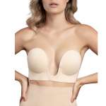 BYE-BRA - BRA WITHOUT HANDLES SHAPE U BEIGE CUP C