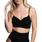 BYE-BRA - medium Control rintaliivit saumaton musta koko S