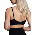 BYE-BRA - medium Control rintaliivit saumaton musta koko S