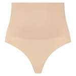 BYE-BRA - THONG STYLE SEAMLESS GIRDLE BEIGE SIZE XL