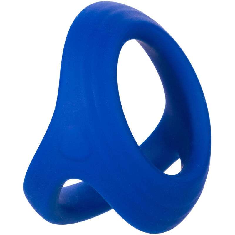 CALEXOTICS - ADMIRAL COCK BALL DUAL RING BLUE CALEXOTICS - ADMIRAL COCK BALL DUAL RING BLUE