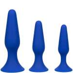 CALEXOTICS - ADMIRAL KIT 3 ANAL PLUG BLUE