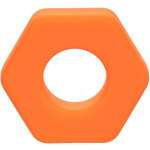 CALEXOTICS - ALPHA PROLONG SEXAGON RING ORANGE
