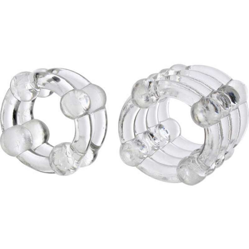 CALEXOTICS - COLT ENHANCER RINGS CLEAR CALEXOTICS - COLT ENHANCER RINGS CLEAR