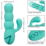 CALEXOTICS - DEL MAR DIVA VIBRATOR RABBIR AQUA GREEN BY CALIFORNIA DREAMING