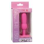 CALEXOTICS - FIRST TIME ANAL PLUG BEADED PROBE 10 VIBRATIONS PINK
