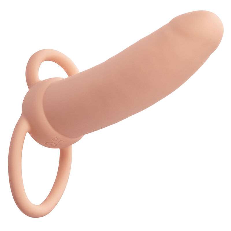 CALEXOTICS - MAXX THICK DUAL PENETRATOR 10 VIBRATIONS FLESH CALEXOTICS - MAXX THICK DUAL PENETRATOR 10 VIBRATIONS FLESH