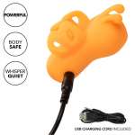 CALEXOTICS - NEON VIBES THE BUZZING VIBE FINGER STIMULATOR 10 VIBRATIONS ORANGE