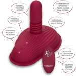 CALEXOTICS - RIDER MASSAGER DOUBLE MOTOR REMOTE CONTROL RED
