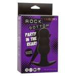 CALEXOTICS - ROCK BOTTOM BEADED ANAL PLUG 10 VIBRATIONS SILICONE BLACK
