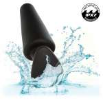 CALEXOTICS - ROCK BOTTOM TAPERED ANAL PLUG 10 VIBRACIONES SILICONE BLACK