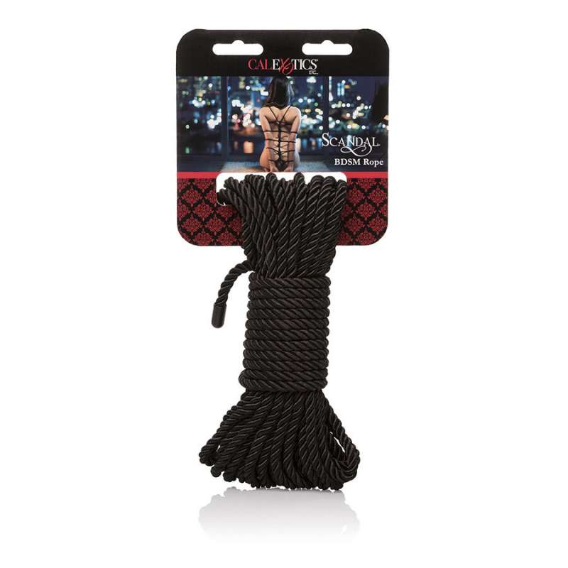 CALEXOTICS - SCANDAL BLACK BDSM ROPE 10 M CALEXOTICS - SCANDAL BLACK BDSM ROPE 10 M