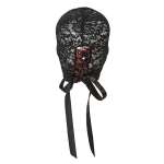 CALEXOTICS - SCANDAL BLACK LACE BALALAVA WITH BOW