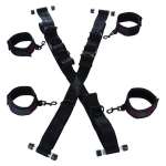 CALEXOTICS - SCANDAL CROSS-SHAPED DOOR HANDCUFFS