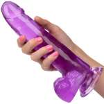 CALEXOTICS - SIZE QUEEN DILDO PURPLE 20.3 CM