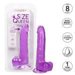 CALEXOTICS - SIZE QUEEN DILDO PURPLE 20.3 CM