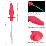 CALEXOTICS - SOUTHERN LIGHTS LIGHT UP ANAL PLUG 10 VIBRATIONS SILICONE PINK