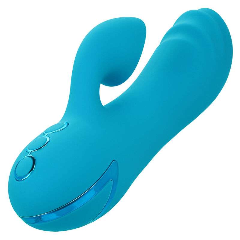 CALEXOTICS - SUNSET BEACH SEDUCER VIBRATOR & STIMULATOR 10 FUNCTIONS BLUE CALEXOTICS - SUNSET BEACH SEDUCER VIBRATOR & STIMULATOR 10 FUNCTIONS BLUE