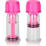 CALEXOTICS - VACCUM TWIST PINK NIPPLE SUCTION CUP