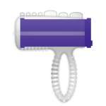 CASUAL LOVE - RING TONGUE VIBRATING PURPLE