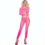 CHILIROSE - CR 3654 TOP & LEGGINS PINK S/M