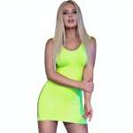 CHILIROSE - CR 4304 DRESS GREEN S/M