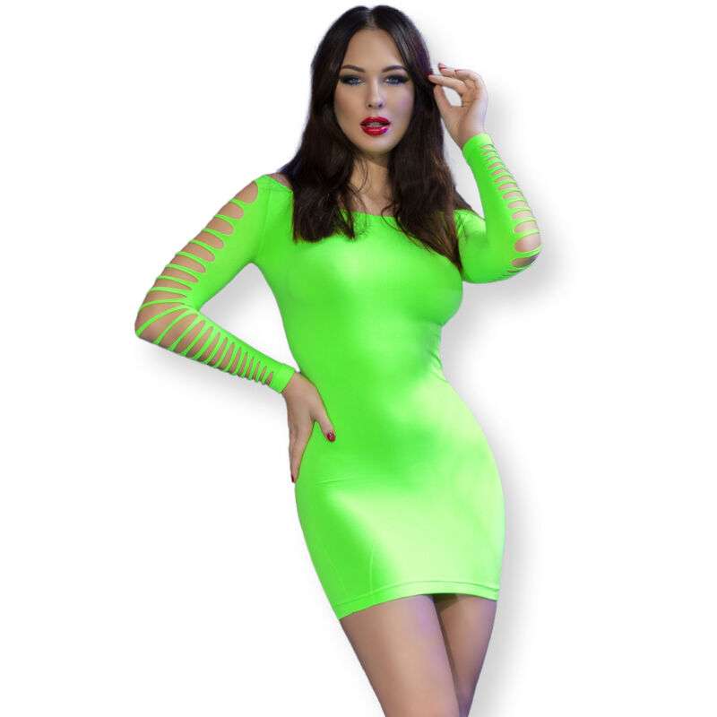 CHILIROSE - CR 4617 DRESS GREEN S/M CHILIROSE - CR 4617 DRESS GREEN S/M