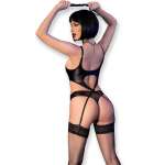 CHILIROSE - CR 4625 SET FOUR PIECES CROTCHLESS BLACK M